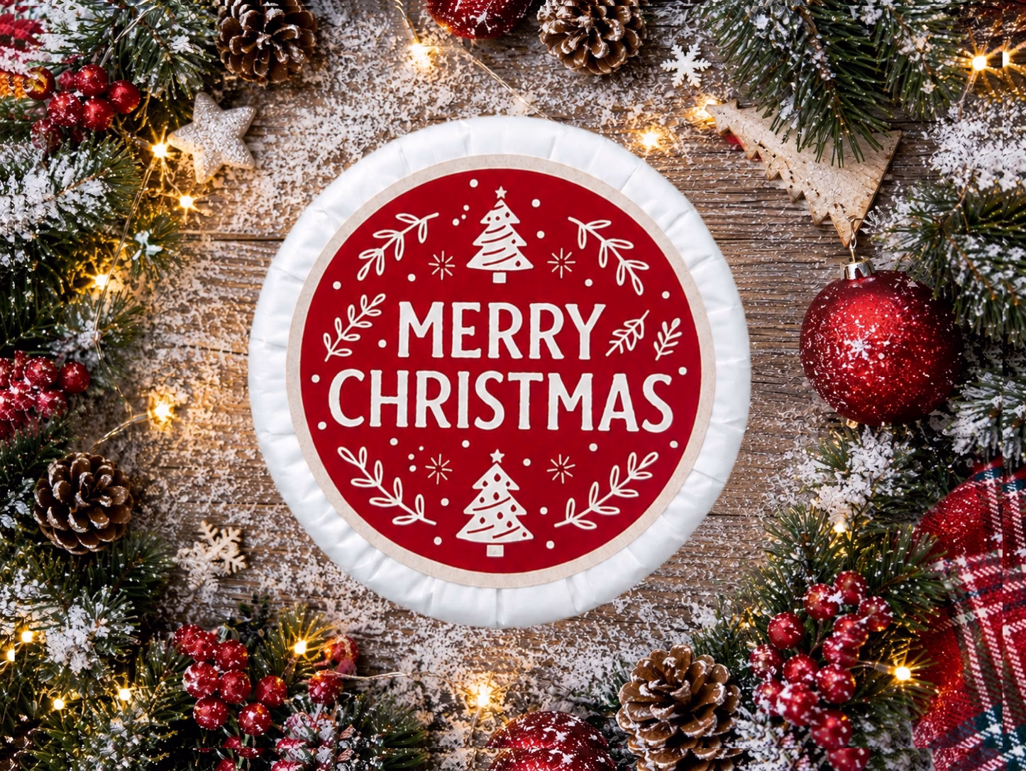 Wenszeepje - Merry Christmas - Rood