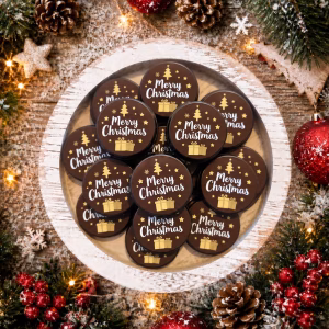 Wensblikje - Merry Christmas - Zwart